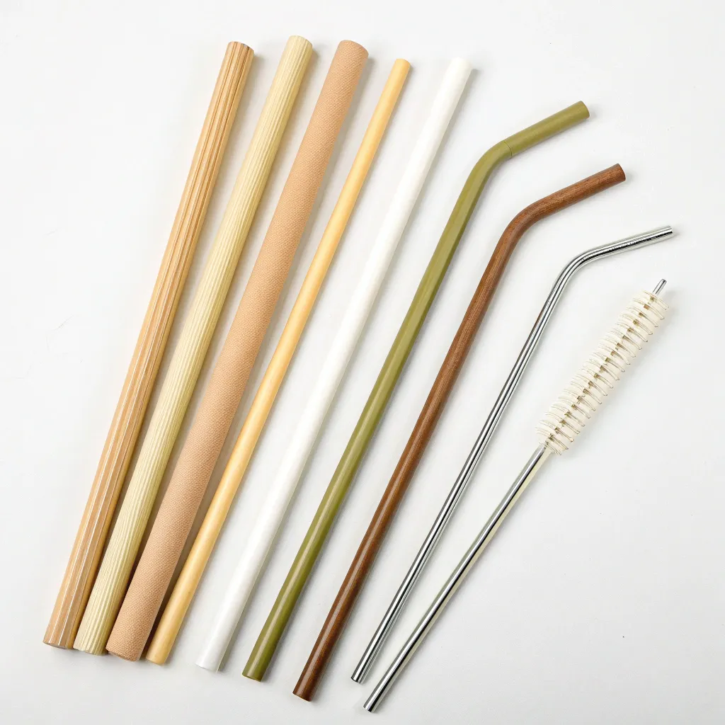 Biodegradable straws set